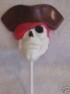 242sp Pirate Face Chocolate or Hard Candy Lollipop Mold